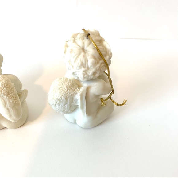 COPY - Vintage HJ&G White Ceramic Angel Ornaments - Picture 9 of 14